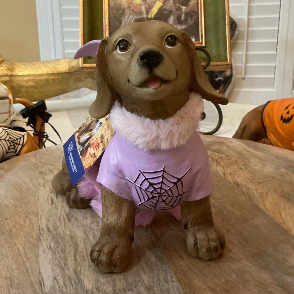Adorable Dachshund Bat figure costume Pink Tutu & Wings, ballet or angel?🤔😀 - Picture 6 of 12